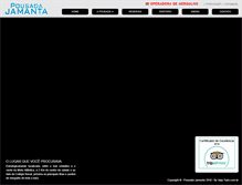 Tablet Screenshot of pousadajamanta.com.br